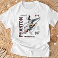 F-4 Phantom Ii ジェットグラフィック Tシャツ 高齢者への贈り物