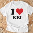I Heart Keiファーストネーム I Love パーソナライズ Tシャツ 高齢者への贈り物