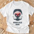 Nariz Para Perro Mamá Border Collie Camiseta unisex Regalos para ancianos