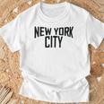 New York City Manhattan シャツ メンズ レディース Tシャツ 高齢者への贈り物