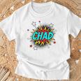 Personalized Name Comic Pop Art Superhero Chad T-Shirt Gifts for Old Men Personalized Name Comic Pop Art Superhero Chad T-Shirt Gifts for Old Men