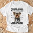 Personaltalker Yorkie ファニーヨークシャー犬好き オーナーミーム Tシャツ 高齢者への贈り物