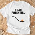 Physics I Had Potential Tシャツ 高齢者への贈り物