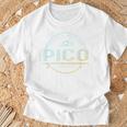 Pico Portugal レトロ ピコ ポルトガル ヴィンテージ サーフ Tシャツ 高齢者への贈り物