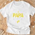 メンズ Promoted To Papa Est 2027Oon To Be Dad Tシャツ 高齢者への贈り物