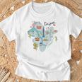 Travel Around Asia 台湾 台北地図 バケーション お土産 Tシャツ 高齢者への贈り物