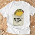 Trendy Taco Tuesday Pocket Food Humour Tシャツ 高齢者への贈り物