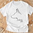 Wilsigns オーストラリアンケルピー インプロファイルドッグギフト Tシャツ 高齢者への贈り物