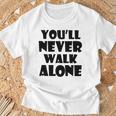 You'll Never Walk Alone 長袖tシャツ Tシャツ 高齢者への贈り物