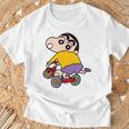 【まんが】クレヨンしんちゃん 三輪車しんちゃん Tシャツ 高齢者への贈り物