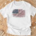 アメリカ国旗 アメリカ 星条旗 Usa Flagtars Andtripes Tシャツ 高齢者への贈り物