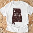 アラバママップ マッスルショールズ 録音 キャピタルロック グラフィック Tシャツ 高齢者への贈り物