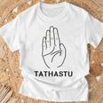 インドのサンスクリット語タタストゥデザイン Tシャツ 高齢者への贈り物