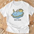 ウミウシ 海牛ealug イラスト ゆるい 簡単 おもしろ かわいい 動物 人気 海洋生物 Tシャツ 高齢者への贈り物