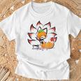 キタキツネ 狐 九尾 Tシャツ 高齢者への贈り物
