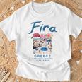 ギリシャ フィラ Thera ヴィンテージ ギリシャ Tシャツ 高齢者への贈り物
