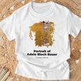グスタフ・クリムト作 アデル・ブロッホバウアー・グランジの肖像 Tシャツ 高齢者への贈り物