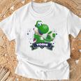 ザ・スーパーマリオギャラクシー・ムービー Yoshi Champion 長袖tシャツ Tシャツ 高齢者への贈り物