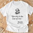 シェイクスピアの名言 Tシャツ 高齢者への贈り物