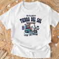 ティエラ・デル・ソルの村ゴルフカートデザイン。 長袖tシャツ Tシャツ 高齢者への贈り物