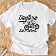 デイトナdaytona ビーチバイクウィーク レトロアンティーク調オートバイデザイン Tシャツ 高齢者への贈り物
