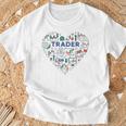 トレーダーハート I Love Cryptocurrencyトレーディング 暗号トレーダー Tシャツ 高齢者への贈り物