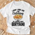 ビリヤニ マサラ パキスタン フードペースト ハンディポット ビリヤニ Tシャツ 高齢者への贈り物