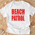 ビーチパトロール サーフ レスキュー ライフガード Tシャツ 高齢者への贈り物