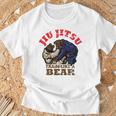 ブラジリアン柔術 Bjj クマのように訓練する 長袖tシャツ Tシャツ 高齢者への贈り物