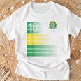 ブラジル国旗 10番 ブラジル サッカー メンズ レディース ボーイズ ガールズ キッズ Tシャツ 高齢者への贈り物
