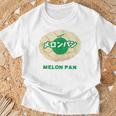 メロンパン メロン イラスト かわいい レトロ 昭和 菓子パン メロンパン好き おもしろ Tシャツ 高齢者への贈り物