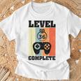 レベル 36 コンプリート 36Th 面白い 結婚記念日 カップル向け Tシャツ 高齢者への贈り物