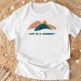 宗教神学 Life Is A Journey 宗教への旅 Tシャツ 高齢者への贈り物