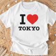 私は東京が大好きです I Love Tokyo Tシャツ 高齢者への贈り物