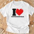 私は歯科矯正が大好きです Tシャツ 高齢者への贈り物