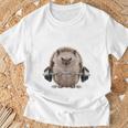 筋トレ ジム やる気がないなら家に帰れ ハリネズミ Tシャツ 高齢者への贈り物