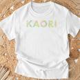 色鉛筆ネームデザインKaori Tシャツ 高齢者への贈り物