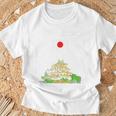 金沢 旅行 お土産 日本 恋人 和 国旗 Tシャツ 高齢者への贈り物