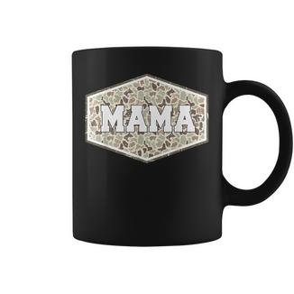 Camo Hunting Mama Vintage Camo Mom Mother's Day Hunting Wife Coffee Mug - Monsterry