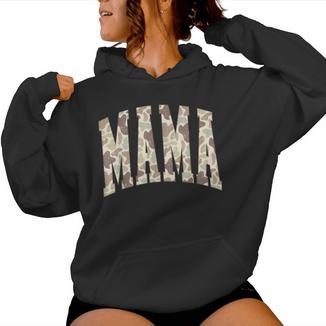 Mama Camouflage Mommy Happy Mother's Day Mom Life Women Hoodie | Mazezy
