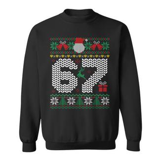67 6 7 Meme Six Seven Ugly Christmas Gen Z Alpha Slang Sweatshirt | Mazezy