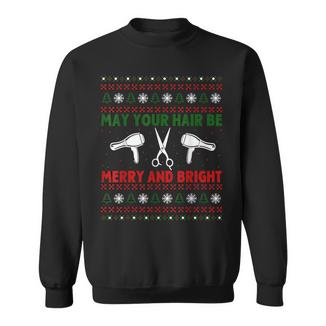 Christmas Barber Haircut Ugly Sweater Sweatshirt Unisex | Mazezy