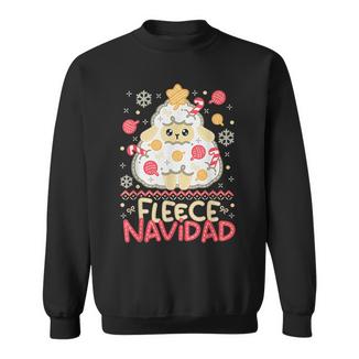 Fleece Navidad Ugly Christmas Sweatshirt Unisex | Mazezy