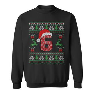 Number 6 67 Meme Ugly Xmas Christmas Sweater Couple Sweatshirt - Thegiftio