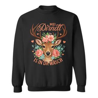 Oktoberfest Mein Dirndl Ist In Der Wäsche Sweatshirt - Seseable