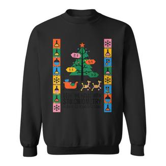 Science Christmas Chemistry Tree Ugly Sweater Deck The Halls Sweatshirt Unisex | Mazezy