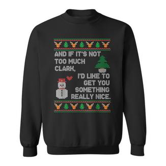 Ugly Christmas Sweater Winter Vacation Christmas Tree Sweatshirt - Thegiftio
