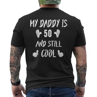 50 Anni Papà Compleanno T-shirt da uomo con stampa posteriore - Novitaregali