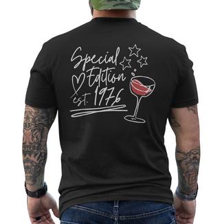 50 Jahre Jahrgang 1976 50 Geburtstag Geboren 1976 T-Shirt mit Rückendruck - Geschenkecke