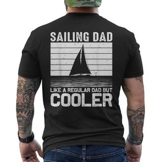 Divertente Regalo Per La Festa Del Papà In Barca Aela Papà Barca Marinaio Uomini T-shirt da uomo con stampa posteriore - Novitaregali